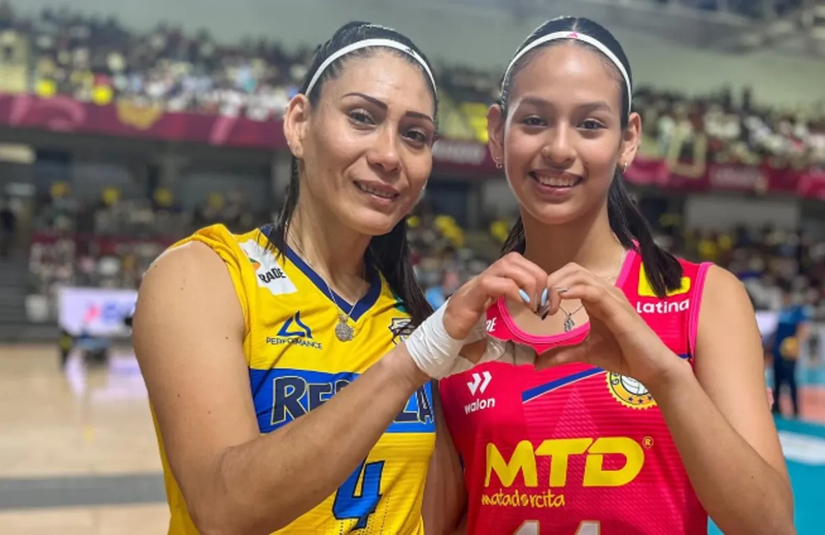 Madre e hija se enfrentaron en la liga peruana de vóley 2024