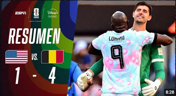 Bélgica aplastó a Estados Unidos y acabó con el sueño del último anfitrión del Mundial 2026 – VIDEO