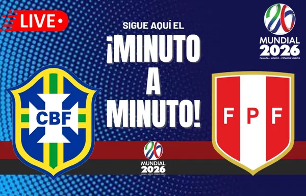 Brasil vs Perú por Eliminatorias 2026