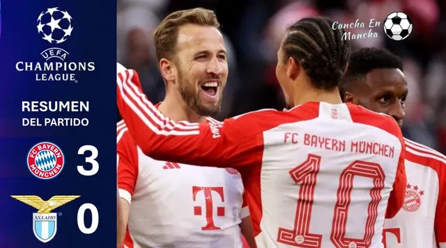 Bayern venció a Lazio &#8211; Composición: Cancha en Mancha