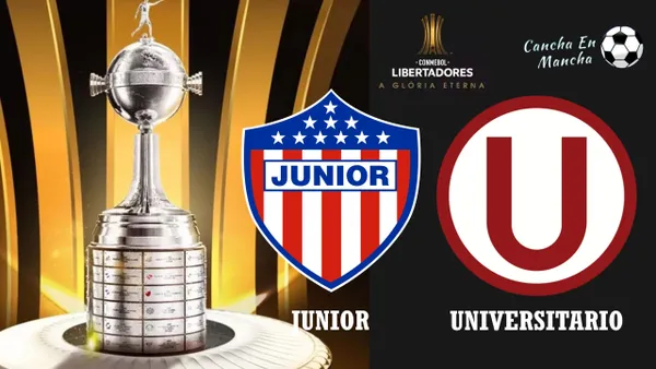 Dónde ver el Universitario vs. Junior por la Fase de Grupos de la Copa Libertadores 2024