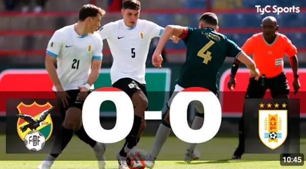 Bolivia vs Uruguay por Eliminatorias al Mundial 2026