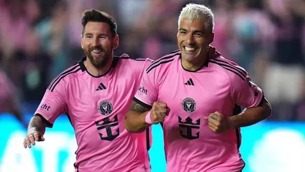 Lionel Messi y Luis Suarez 2025