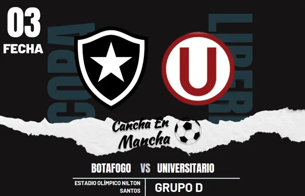 ¿Cuándo juegan Universitario vs. Botafogo? Horarios y dónde ver el encuentro por la Copa Libertadores