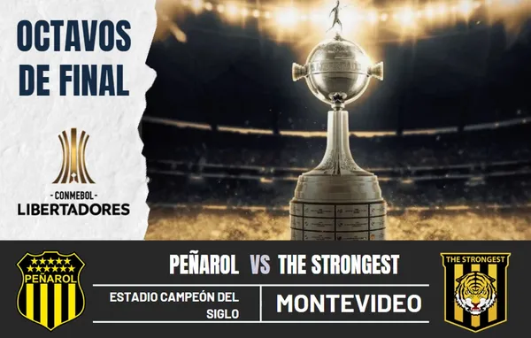 Peñarol vs. The Strongest EN VIVO: Horarios, pronósticos y canales para ver la Copa Libertadores