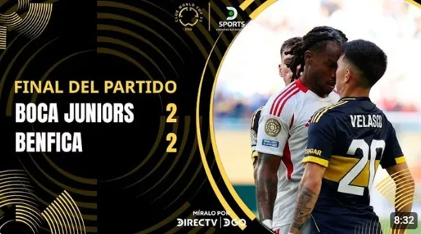 Boca Juniors vs Benfica Mundial de CLubes 2025