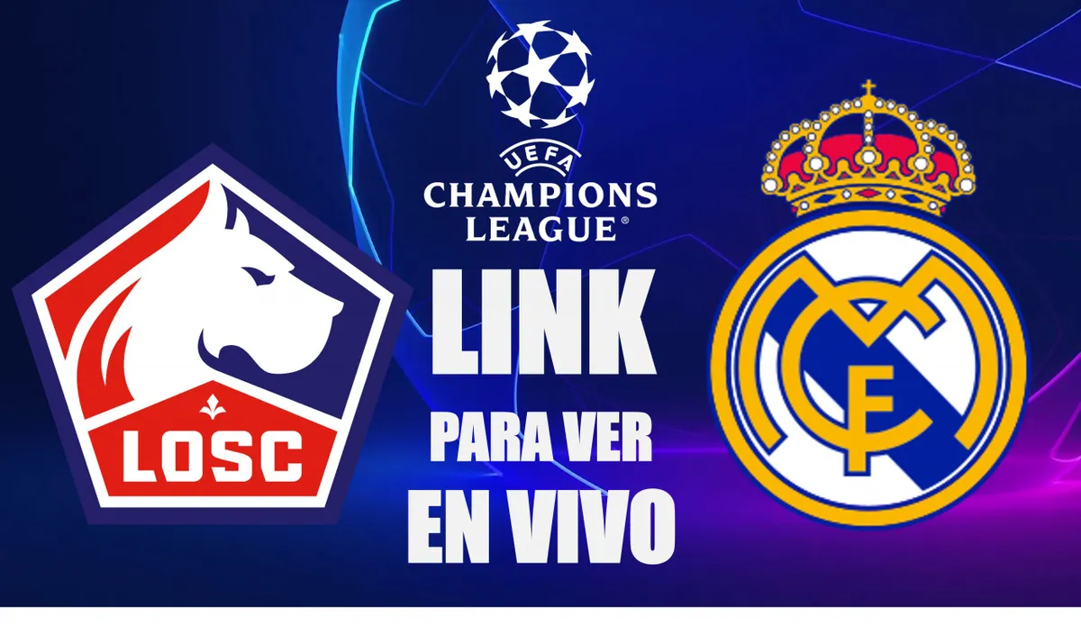 Link Lille vs Real Madrid por la UCL 2024 - Composición: Cancha en Mancha