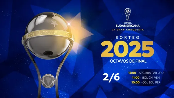 Sorteo octavos de final Copa Sudamericana 2025