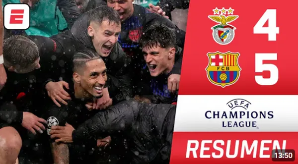 Benfica vs Barcelona 2025