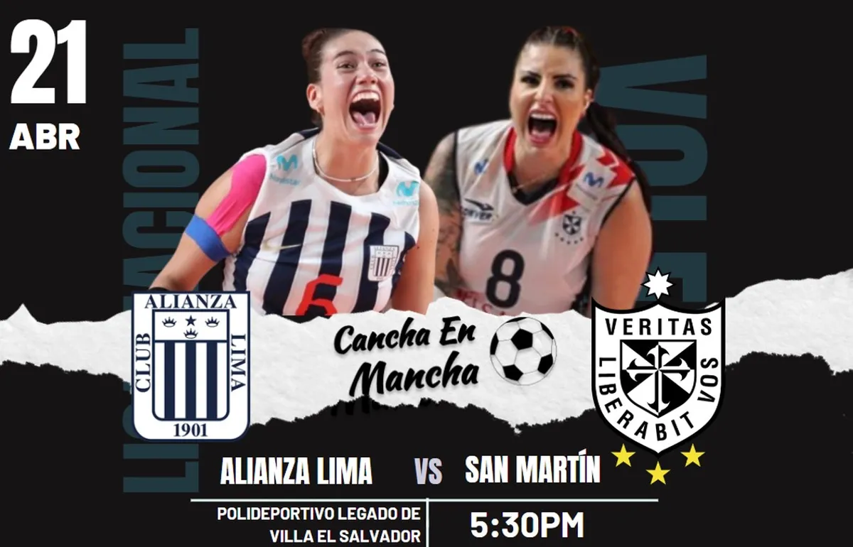 Sigue Alianza Lima vs. San Martín EN VIVO por la Liga Nacional de Voley: Horarios y dónde ver segunda final