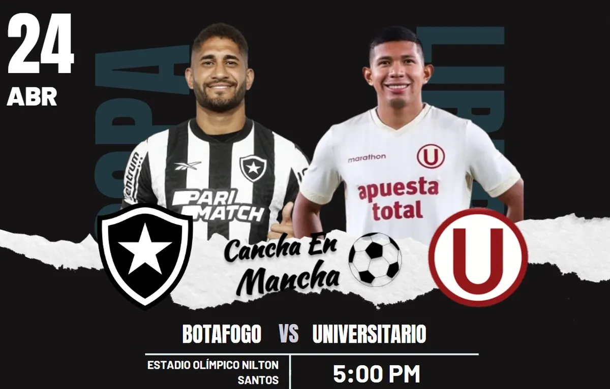 Universitario vs. Botafogo EN VIVO: Dónde ver el encuentro por la Copa Libertadores