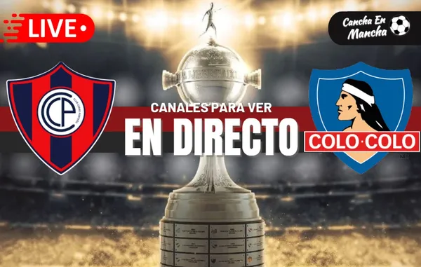 ¿A qué hora juegan Cerro Porteño vs Colo Colo? Dónde ver el duelo por Copa Libertadores 2024