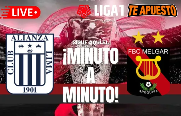 Alianza Lima vs. Melgar EN VIVO y EN DIRECTO sigue gratis el minuto a minuto por el Torneo Clausura 2024