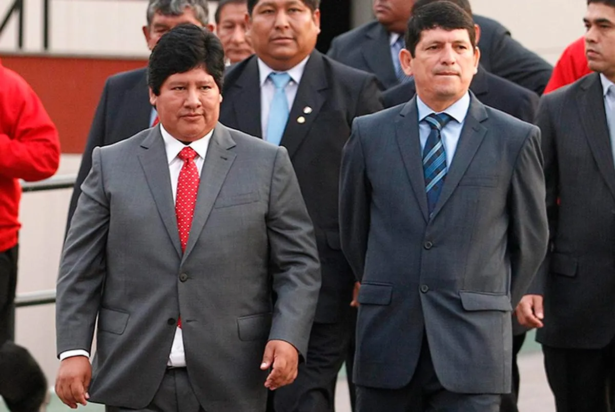 Edwin Oviedo y Agustín Lozano en la FPF