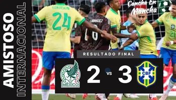 Brasil derrotó a México en partido amistoso jugado en Texas previo a la Copa América 2024.