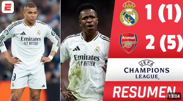 Real Madrid vs Arsenal UEFA Champios League 2025