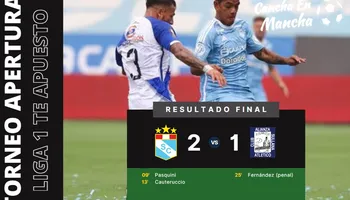 VIDEO RESUMEN: Sporting Cristal recupera la punta del Torneo Apertura tras vencer a Alianza Atlético