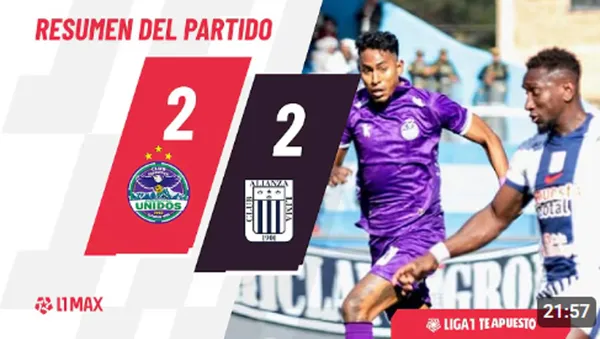 Alianza Lima empató 2-2 con Comerciantes Unidos en un vibrante duelo por el Torneo Clausura 2026 – VIDEO