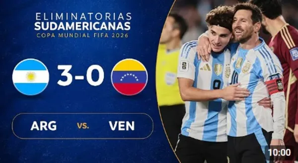 El show de Messi: Argentina goleó a Venezuela en la fecha 17 de las Eliminatorias 2026 – VIDEO