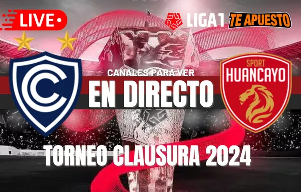 Cienciano vs. Sport Huancayo EN VIVO y EN DIRECTO vía L1 MAX por el Torneo Clausura