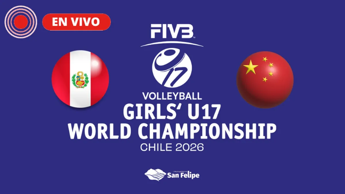 Perú vs China Mundial de vóley sub 17 2026