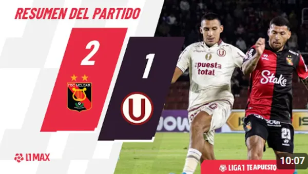 Adiós al título: Universitario cayó ante Melgar por el Torneo Apertura 2026 – VIDEO