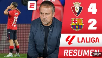 Barcelona perdió el invicto ante Osasuna y cayó goleado en LaLiga 2024-25 – VIDEO