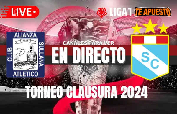 Alianza Atlético de Sullana vs Sporting Cristal por el Torneo Clausura 2024