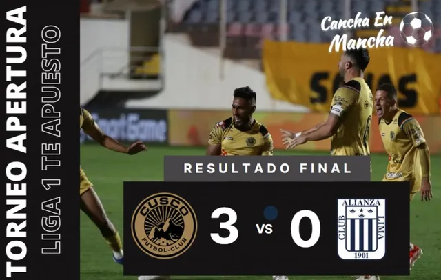 Cusco FC goleó a Alianza Lima &#8211; Composición: Cancha en Mancha