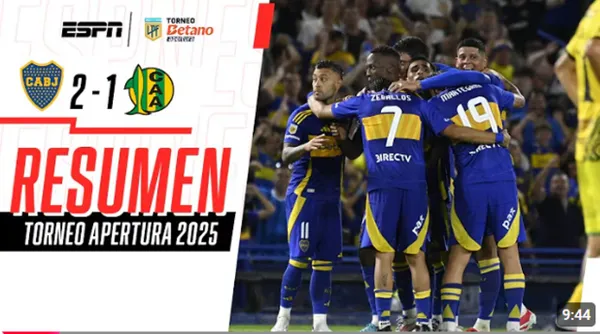 Boca Juniors vs Aldosivi 2025
