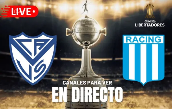 Vélez Sarsfield vs Racing Club EN VIVO HOY desde Buenos Aires por la ida de cuartos de final Copa Libertadores 2025