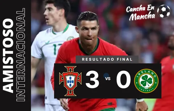 Portugal goleó a Irlanda en partido amistoso de preparación para la Eurocopa 2024
