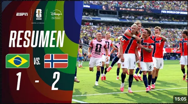 Llora Brasil: Noruega dio el golpe y avanzó a cuartos de final del Mundial 2026 – VIDEO