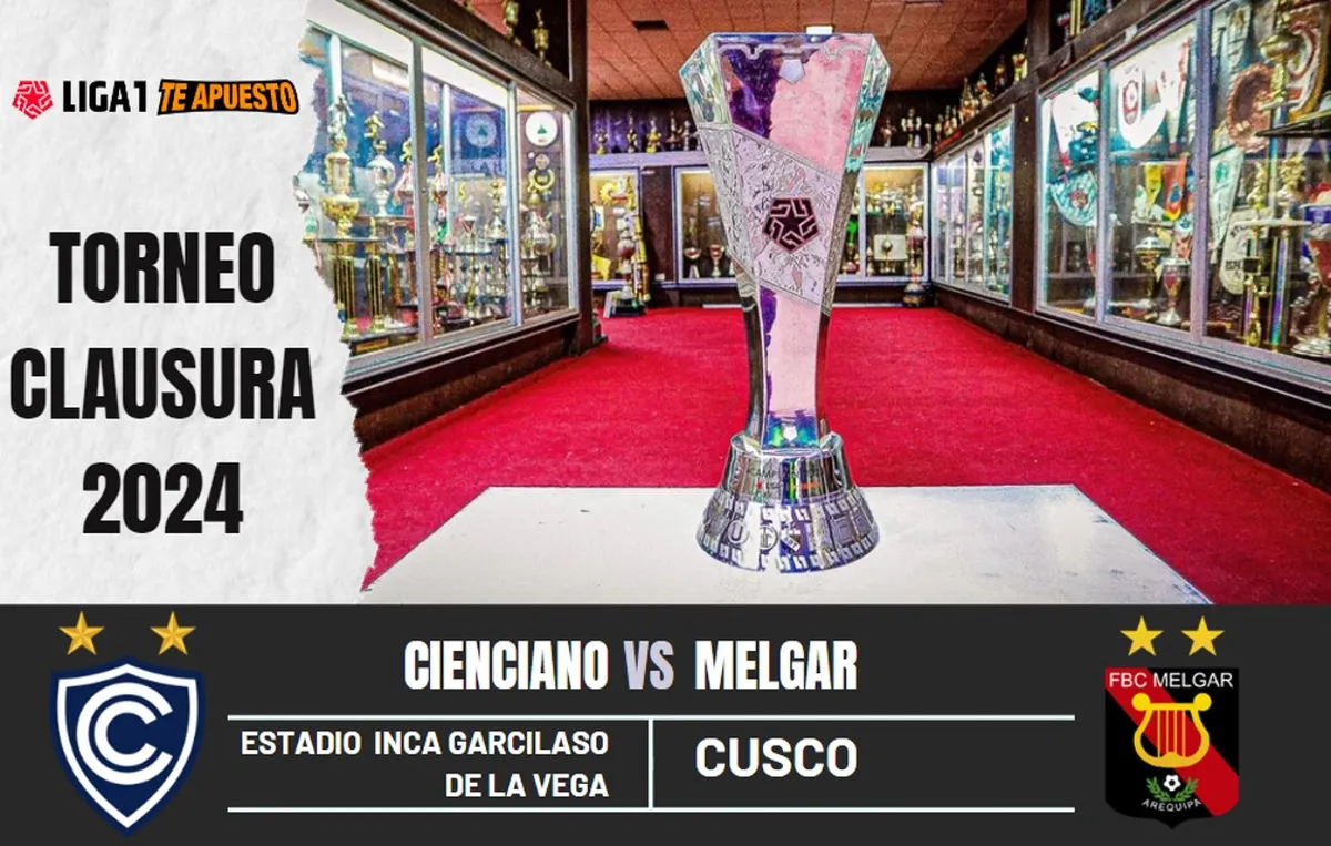 ¿A qué hora juegan Cienciano vs. Melgar y dónde ver el choque por el Torneo Clausura?