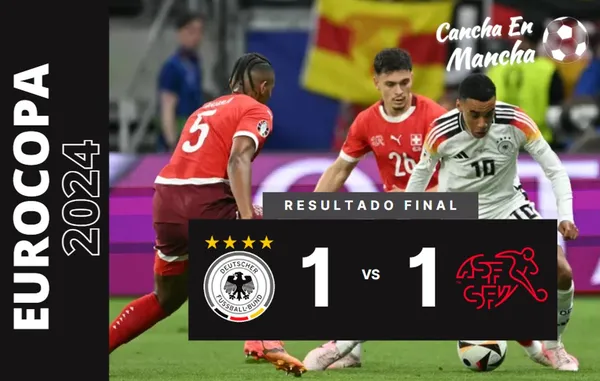 Alemania clasificó primero en el Grupo A tras empatar con Suiza en la Eurocopa – VIDEO