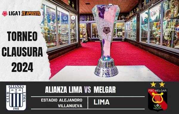 ¿Cuándo y a qué hora juegan Alianza Lima vs. Melgar por el Torneo Clausura 2024?