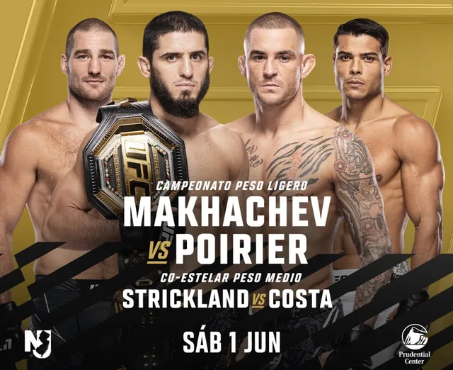 Cartelera de la UFC 302 &#8211; Foto: UFC