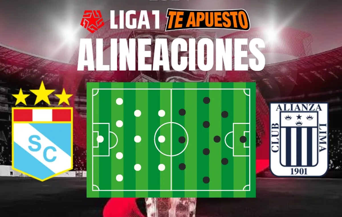 Alineaciones de Sporting Cristal y Alianza Lima para el choque por el Torneo Clausura