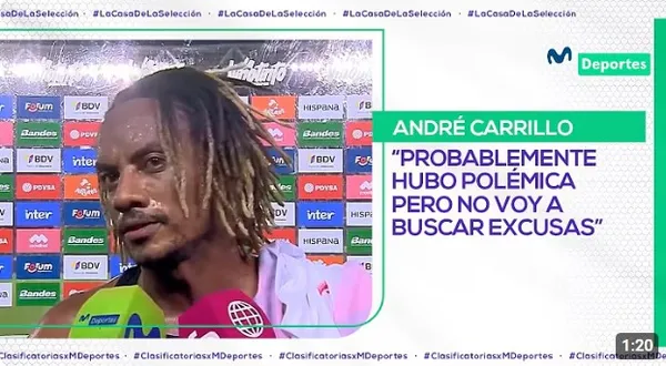 André Carrillo frente a Venezuela 2025
