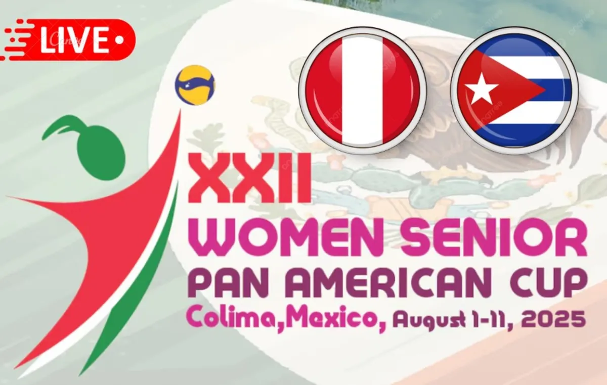Perú vs Cuba Copa Panamericana de vóley 2025