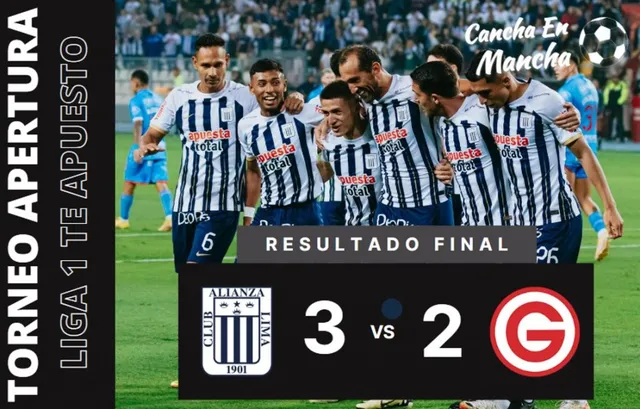 Alianza Lima venció a Garcilaso &#8211; Composición: Cancha en Mancha