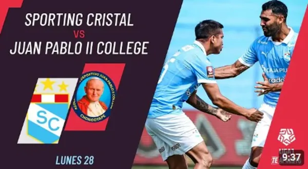 Sporting Cristal vs Juan Pablo II Torneo Apertura 2025.