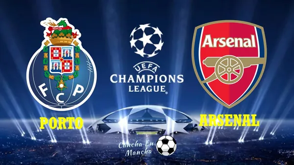 ¿Cuándo y a qué hora juega el Porto vs. Arsenal por los octavos de la Champions League?