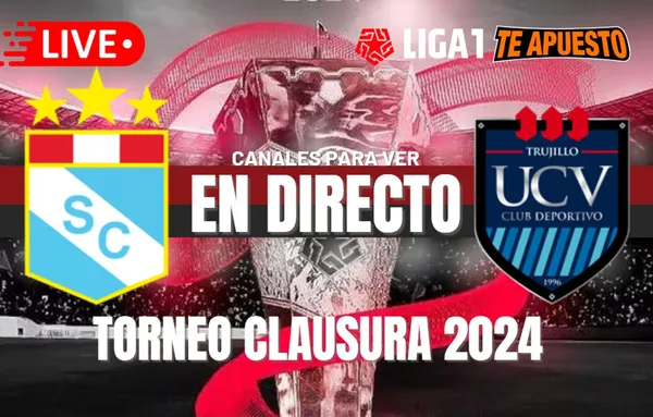 Sporting Cristal vs. César Vallejo EN VIVO y EN DIRECTO: Canales para ver 100% legal el Torneo Clausura 2024