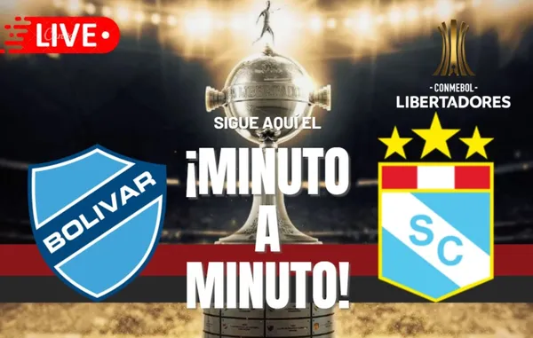 Bolívar vs Sporting Cristal Copa Libertadores 2025
