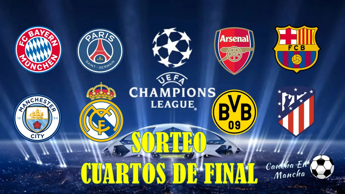 ¿Cuándo es el sorteo por los cuartos de final de la UEFA Champions League? Horarios y dónde ver