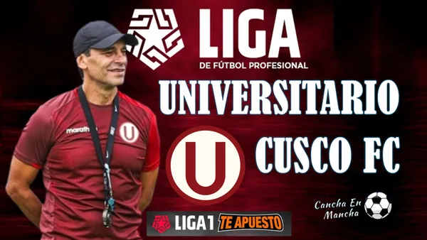 Alineaciones para el choque entre Universitario y Cusco FC por la fecha 8 del Torneo Apertura.