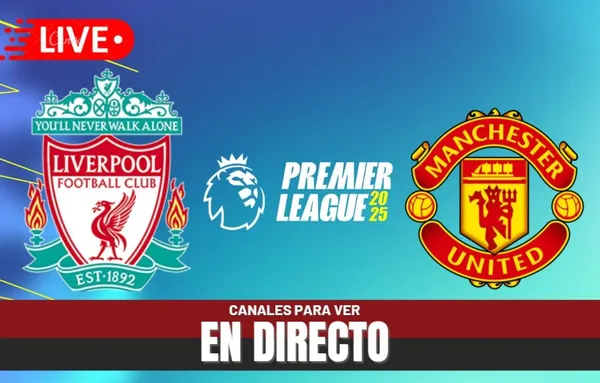 Liverpool vs Manchester United EN VIVO fecha hora canal fecha 8 Premier League 2025/26 noticia