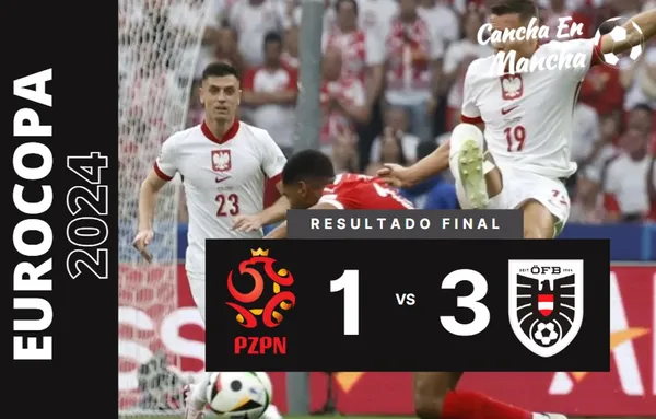 Austria venció a Polonia en un partidazo por el Grupo D de la Eurocopa – VIDEO