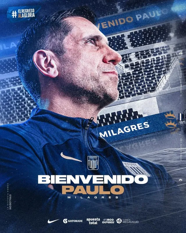 Paulo Milagres DT de Alianza Lima &#8211; Foto: Alianza Lima
